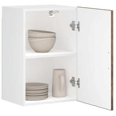 Armario de pared cocina Porto madera ingeniería roble ahumado