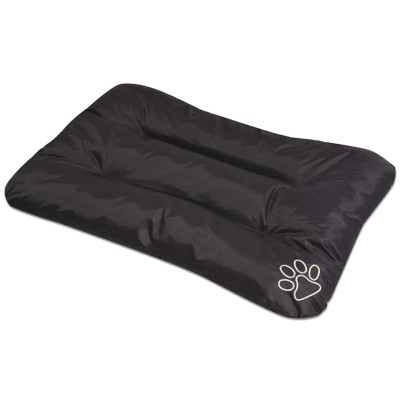 vidaXL Colchón para perro tamaño L negro