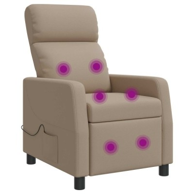 Silla de masajes reclinable Capuchino Cuero sintético | TanderMuebles
