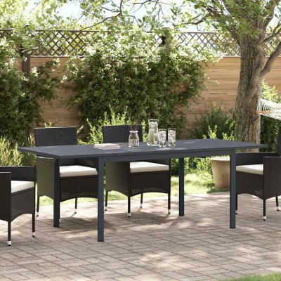 Mesa de Extensión 2 pcs Antracita 210 x 90 x 73 cm Acero