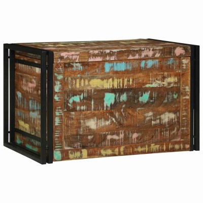 Caja de Almacenamiento 80 x 50 x 50 cm Madera reciclada