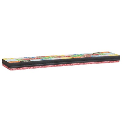 Estanterías con estante 2 pcs Multicolor 100 x 20 x 6 cm