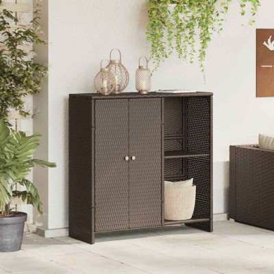 Armario de almacenamiento Marrón 100 x 36 x 102 cm Ratán