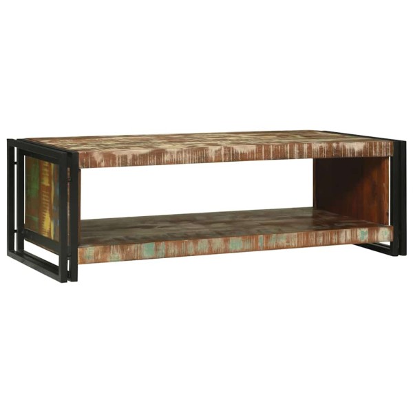 Mesa de Café Marrón 120 x 50 x 38 cm madera maciza reciclada