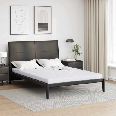 Colchón con Capa de Coco Blanco 200 x 140 cm Espuma PU