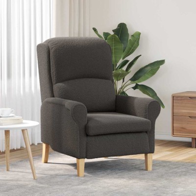 sillón Gris oscuro 76 x 94 x 102 cm tela